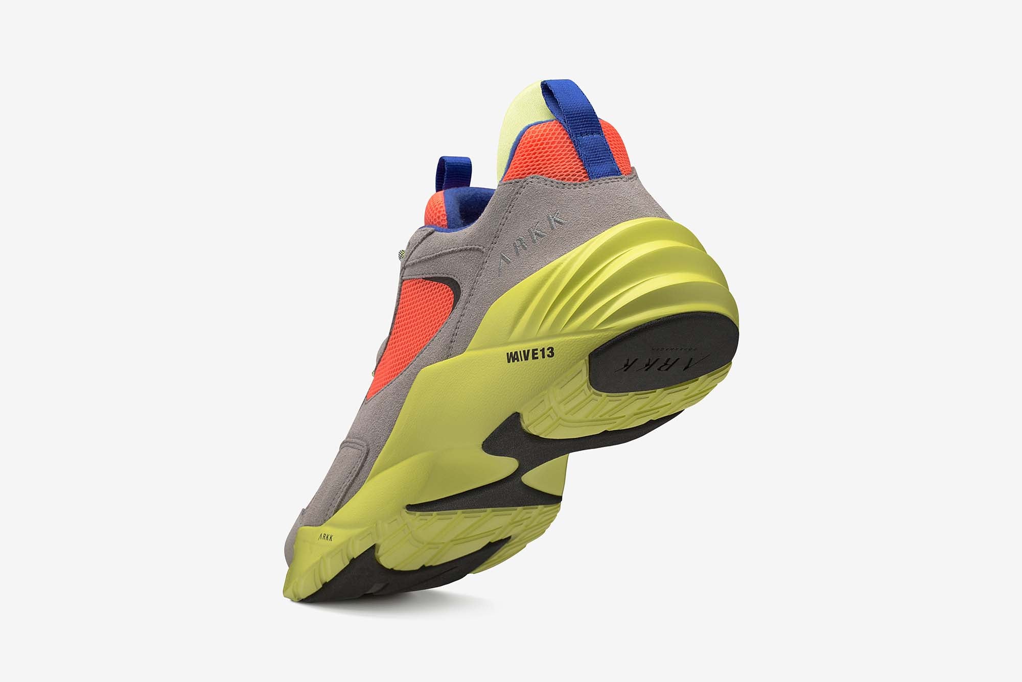 ARKK Collection Kanetyk Suede W13 Ash Neon Lime - Women Kanetyk